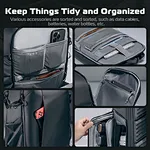 Camera backpack for travel