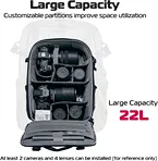 Hiking camera backpack